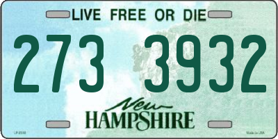 NH license plate 2733932