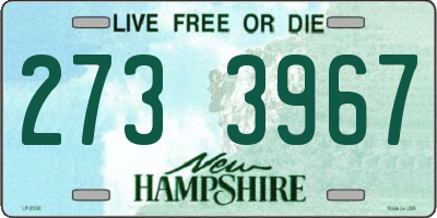 NH license plate 2733967