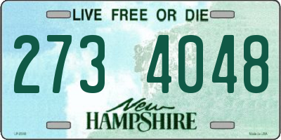NH license plate 2734048