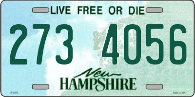 NH license plate 2734056