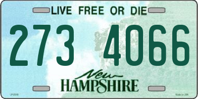 NH license plate 2734066