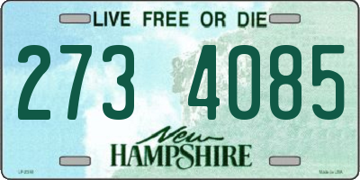 NH license plate 2734085