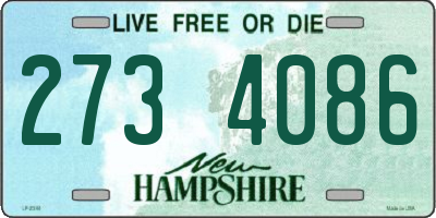NH license plate 2734086