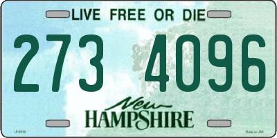 NH license plate 2734096