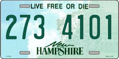 NH license plate 2734101
