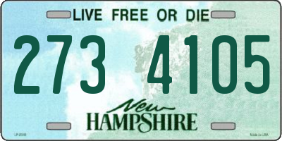 NH license plate 2734105