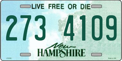 NH license plate 2734109