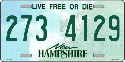 NH license plate 2734129
