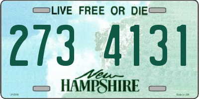 NH license plate 2734131