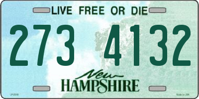 NH license plate 2734132
