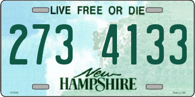 NH license plate 2734133