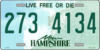 NH license plate 2734134