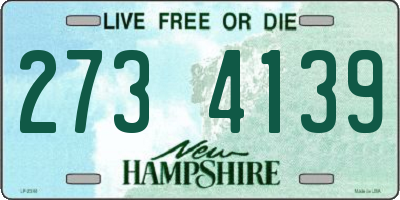 NH license plate 2734139