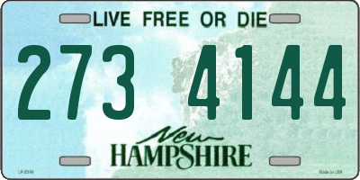 NH license plate 2734144