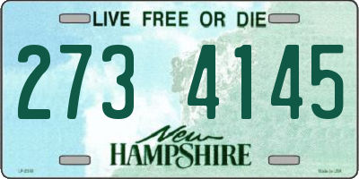 NH license plate 2734145