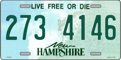 NH license plate 2734146