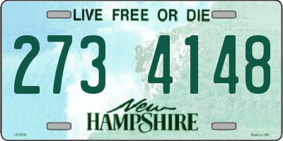 NH license plate 2734148