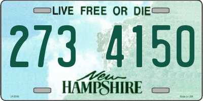 NH license plate 2734150