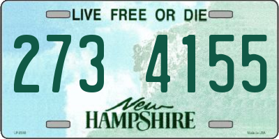 NH license plate 2734155