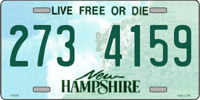 NH license plate 2734159
