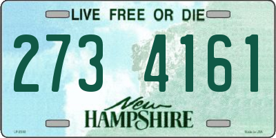 NH license plate 2734161