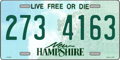 NH license plate 2734163
