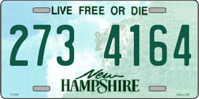 NH license plate 2734164