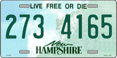 NH license plate 2734165