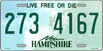 NH license plate 2734167