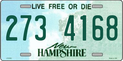 NH license plate 2734168