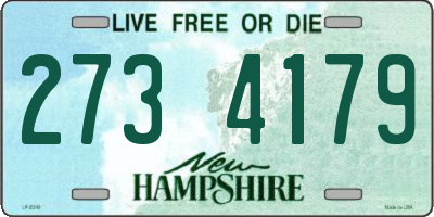 NH license plate 2734179