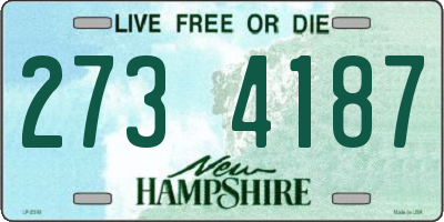 NH license plate 2734187