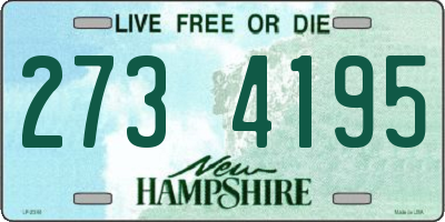 NH license plate 2734195