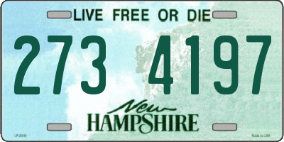 NH license plate 2734197