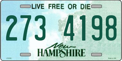 NH license plate 2734198