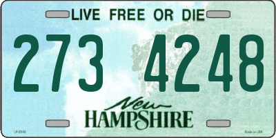 NH license plate 2734248