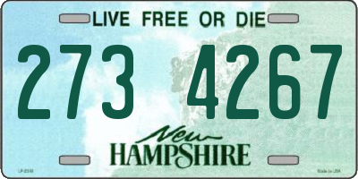 NH license plate 2734267