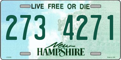 NH license plate 2734271