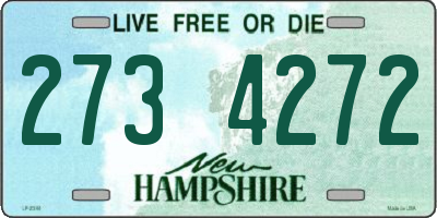 NH license plate 2734272