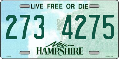 NH license plate 2734275