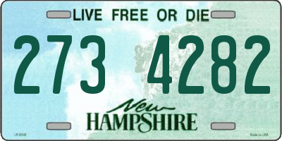 NH license plate 2734282