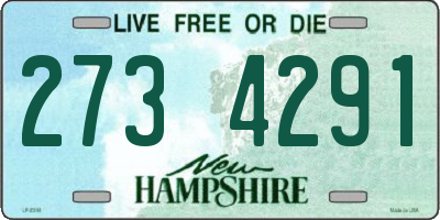 NH license plate 2734291