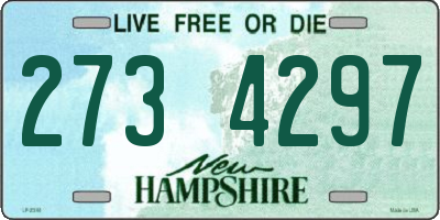 NH license plate 2734297