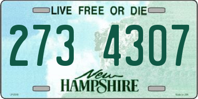 NH license plate 2734307