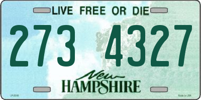 NH license plate 2734327