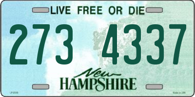 NH license plate 2734337
