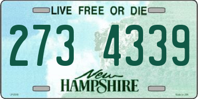 NH license plate 2734339