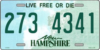 NH license plate 2734341