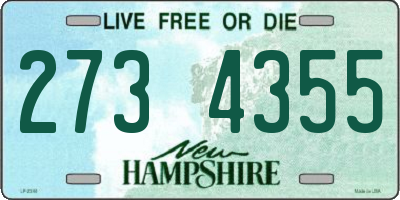 NH license plate 2734355