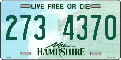 NH license plate 2734370